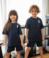 Unisex kids summer pajama set Duck t-shirt + Dark Blue shorts